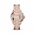 Michael Kors Women's MK6096 'Wren' Chronograph Crystal Rose Gold Tone Watch