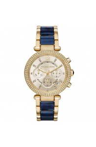 Michael Kors Women's MK6238 'Parker' Chronograph Crystal Two-Tone Watch