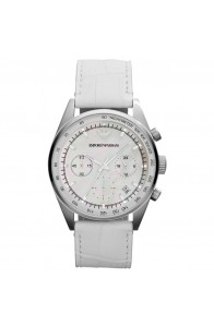 Emporio Armani Women's AR6011 Sportivo White Watch