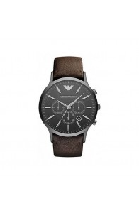 AR2462 Sportivo Brown Leather Chronograph Mens Armani Watch