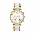 Michael Kors Women's MK6119 'Parker' Chronograph Two tone Stainless Steel Watch