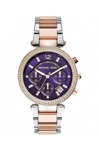 Michael Kors Women's Watch Chronograph MK6108 Purple Dial