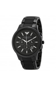 Emporio Armani Ar1452 Men's Black Dial Chronograph Watch